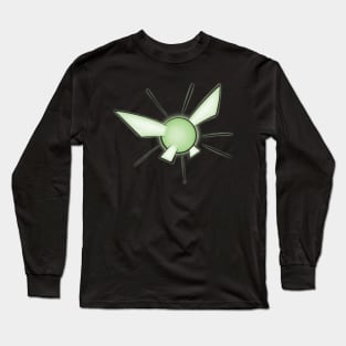 Glowing Fairy, Green Long Sleeve T-Shirt